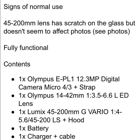OLYMPUS E-PL1 12.3 MP Digital Camera - Picture 3 of 3